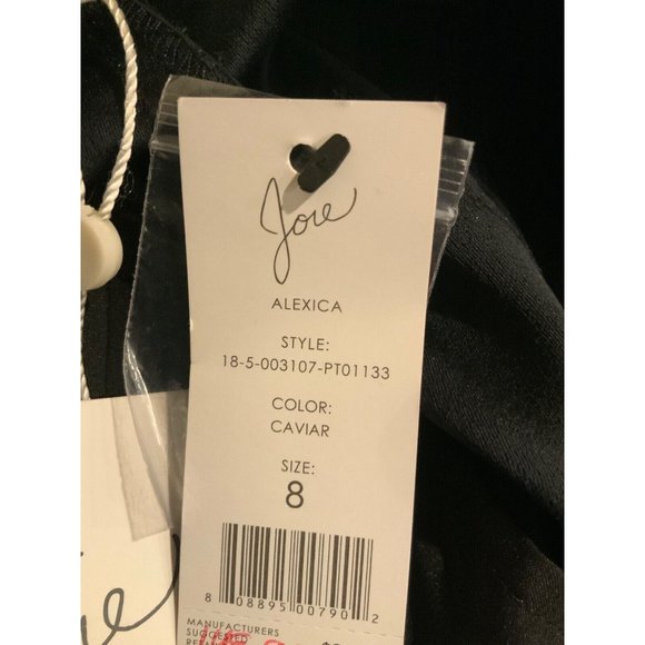 Joie Black "Alexica” Pants With Side Pockets, Size 8, NWT! $248 - Picture 7 of 7